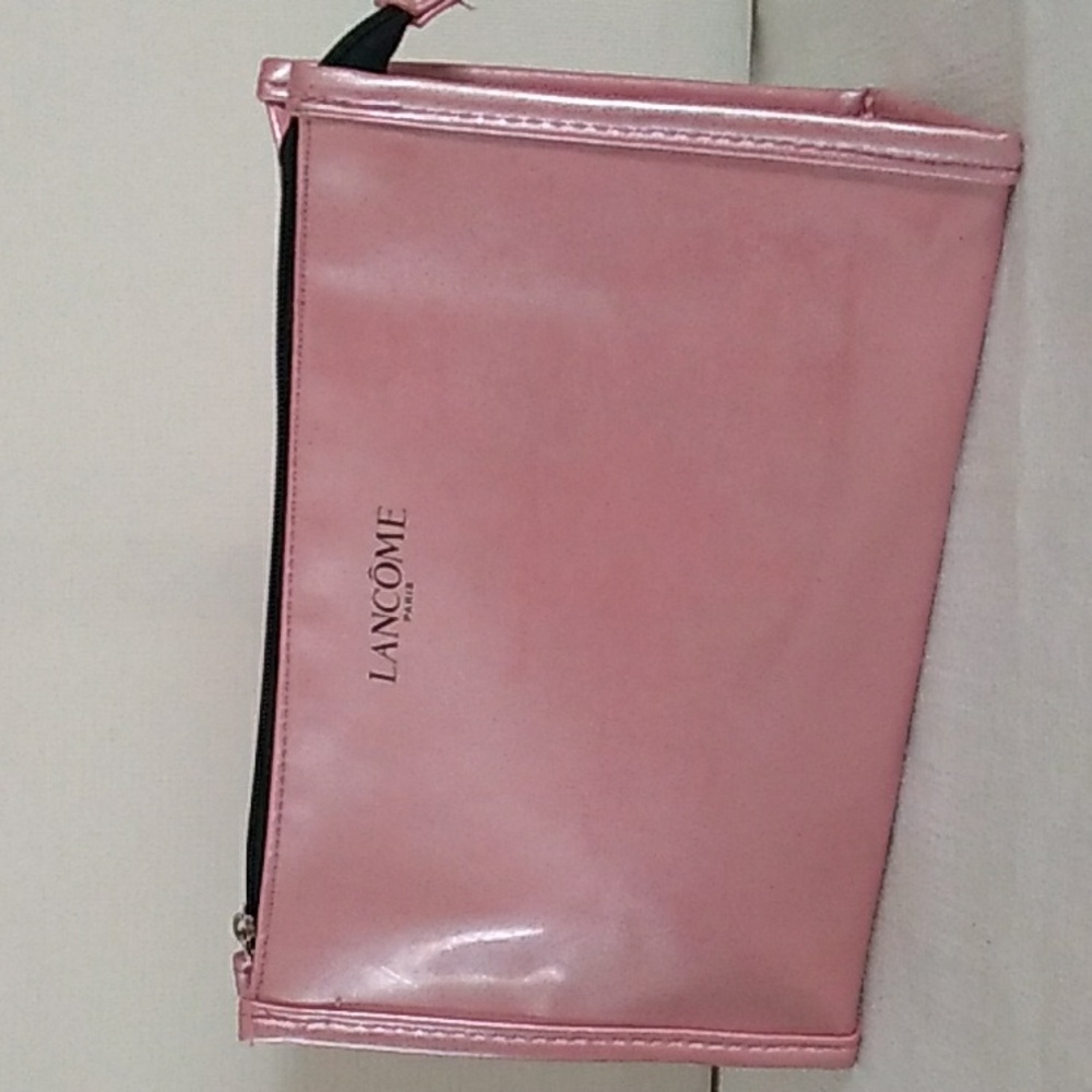 Lamcome Metallic Pink Make Up Cosmetic Bag